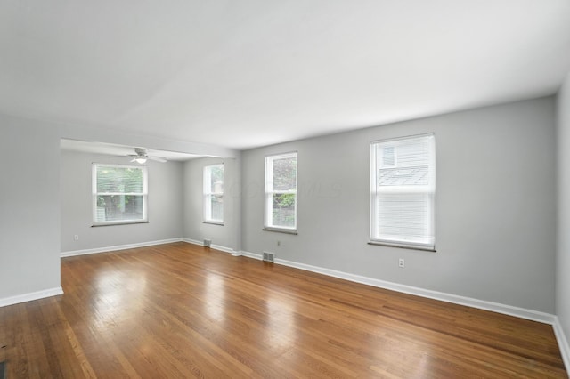 2079 Inchcliff Rd, Upper Arlington, OH 43221 - unfurnished room featuring ceiling fan and wood finished floors