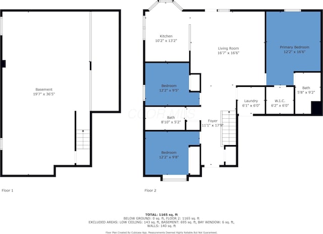 6950 Bennell Dr, Reynoldsburg, OH 43068 - floor plan / room layout