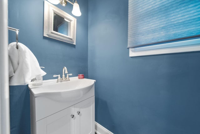 663 Wilson Ave, Columbus, OH 43205 - bathroom featuring vanity and baseboards