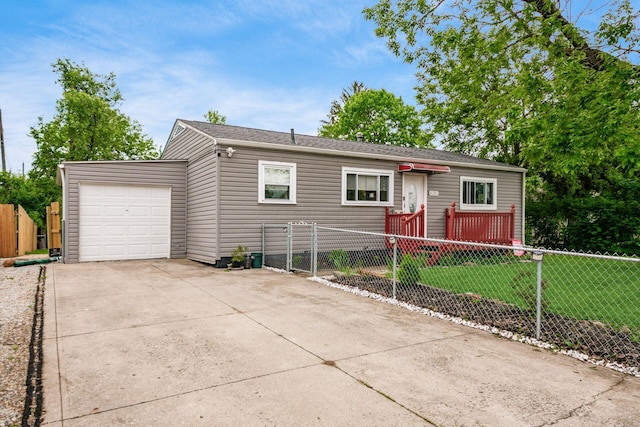 4351 Broadhurst Dr, Columbus, OH 43213 - single story home with concrete driveway and a garage