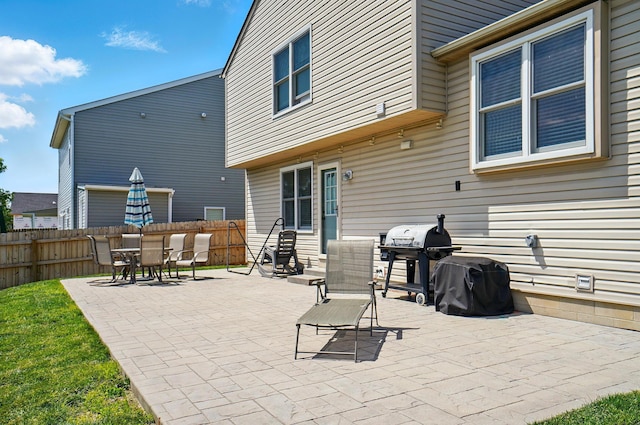 1627 Metcalfe Ave, Columbus, OH 43207 - view of patio featuring grilling area and outdoor dining space