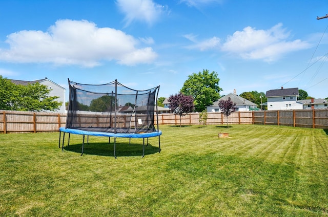 1627 Metcalfe Ave, Columbus, OH 43207 - view of yard featuring a trampoline