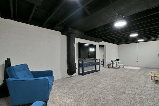 2567 Joyce Ave, Columbus, OH 43211 - living area with carpet