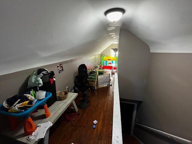 1231 E 23rd Ave, Columbus, OH 43211 - bonus room featuring wood finished floors and vaulted ceiling