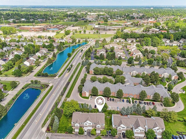 4006 Darby Park Rd, Hilliard, OH 43026 - aerial view of property's location featuring nearby suburban area and a large body of water