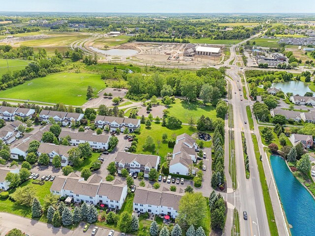 4006 Darby Park Rd, Hilliard, OH 43026 - aerial perspective of suburban area featuring a large body of water