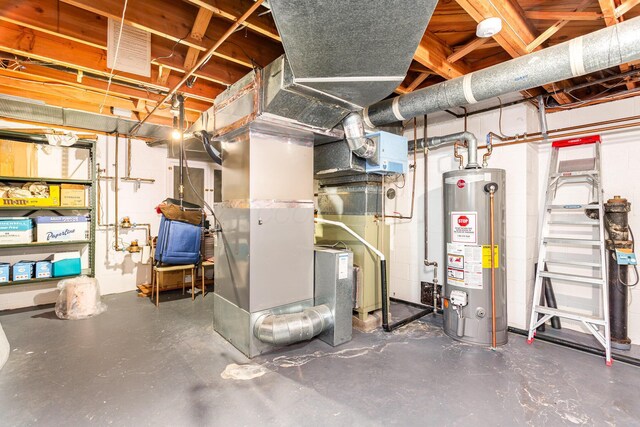 2772 Dale Ave, Columbus, OH 43209 - unfinished below grade area with gas water heater and heating unit