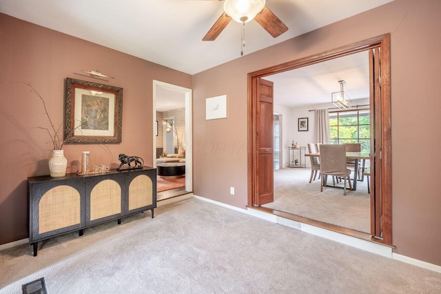 837 Cherry Bottom Rd, Columbus, OH 43230 - hallway featuring carpet and baseboards