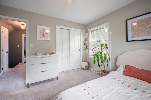 837 Cherry Bottom Rd, Columbus, OH 43230 - bedroom with light colored carpet and a closet