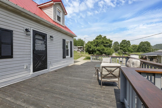19616 N St, Laurelville, OH 43135 - view of wooden deck