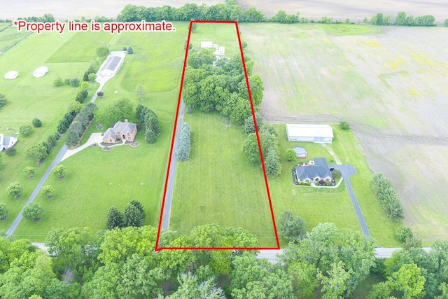 8430 Patterson Rd, Hilliard, OH 43026 - view of rural area featuring property boundaries highlighted and a pastoral area