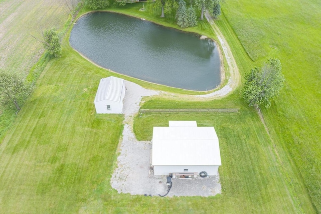 8430 Patterson Rd, Hilliard, OH 43026 - drone / aerial view of a nearby body of water