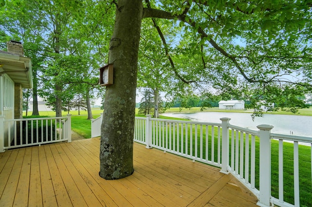8430 Patterson Rd, Hilliard, OH 43026 - wooden terrace with a lawn