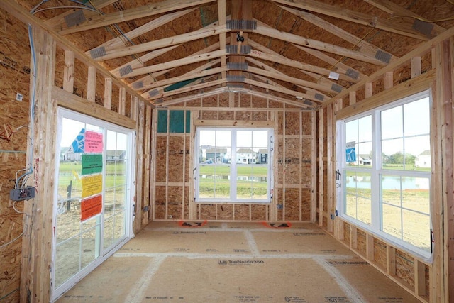 6865 Losino Ln, Hilliard, OH 43026 - miscellaneous room with healthy amount of natural light and vaulted ceiling