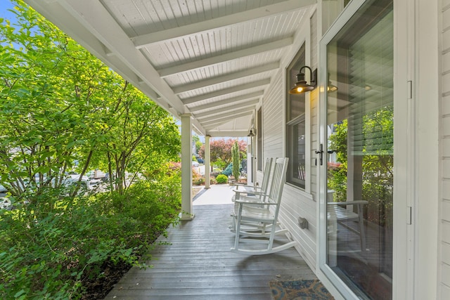 159 E 4th Ave, Columbus, OH 43201 - view of wooden porch