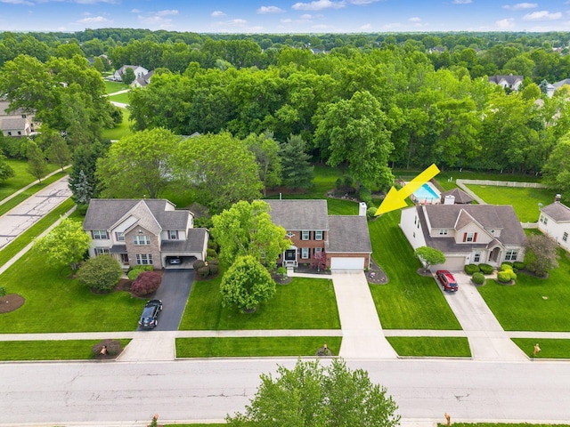 2545 Bryton Dr, Powell, OH 43065 - aerial view of residential area