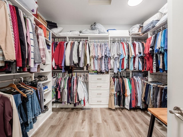 6868 Beltain Ln Unit 37B, Dublin, OH 43016 - spacious closet with light wood finished floors