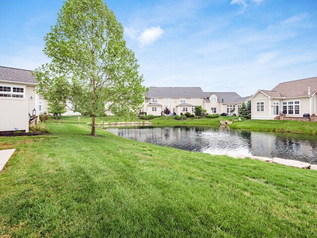 6868 Beltain Ln Unit 37B, Dublin, OH 43016 - view of grassy yard featuring a water view and a residential view