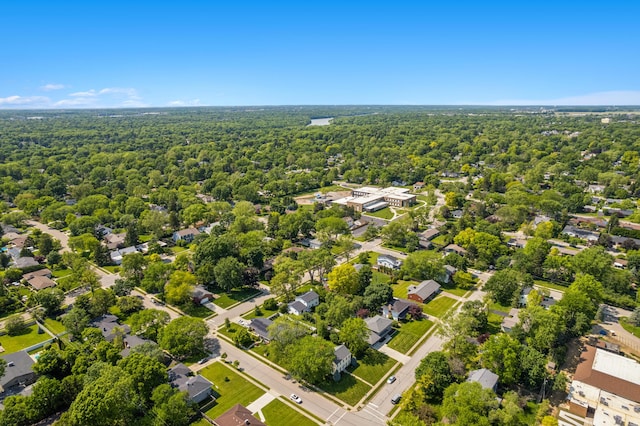 3985 Glenda Pl, Upper Arlington, OH 43220 - aerial view of a heavily wooded area