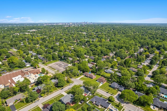 3985 Glenda Pl, Upper Arlington, OH 43220 - bird's eye view of a heavily wooded area
