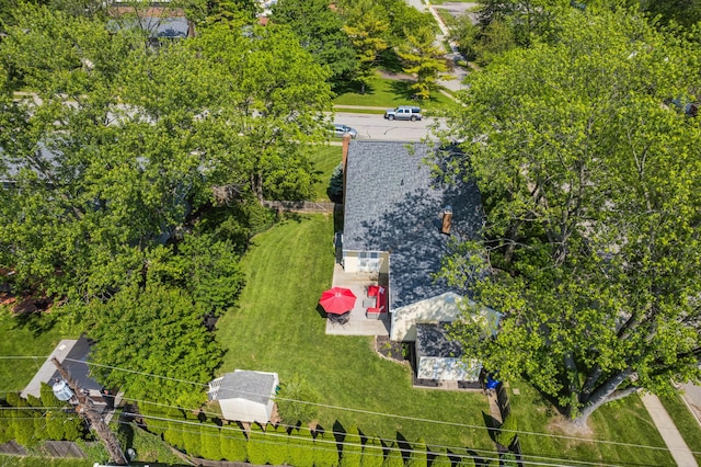 3985 Glenda Pl, Upper Arlington, OH 43220 - aerial view of a tree filled landscape