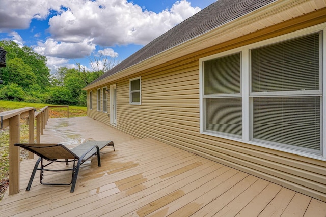 9805 Beaver Pike, Jackson, OH 45640 - view of wooden deck