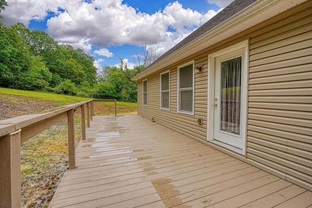 9805 Beaver Pike, Jackson, OH 45640 - view of wooden terrace