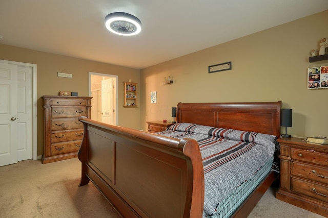 9805 Beaver Pike, Jackson, OH 45640 - bedroom featuring light colored carpet and ensuite bath