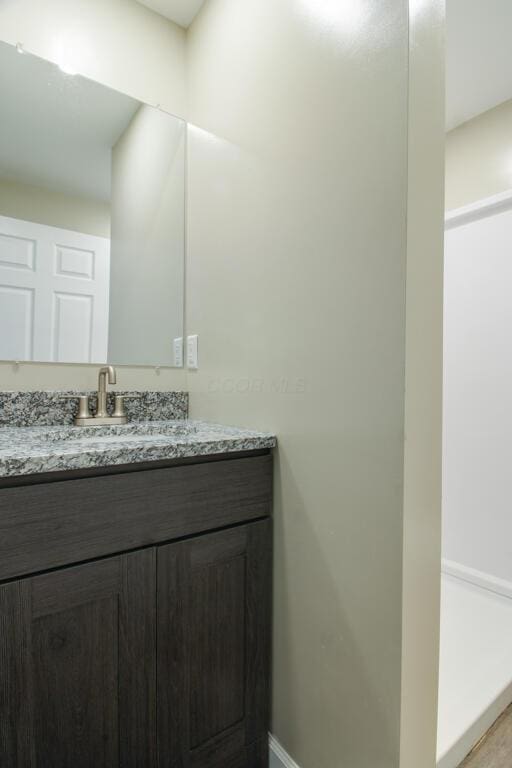 1541 Taft St, Marion, OH 43302 - bathroom featuring vanity and baseboards
