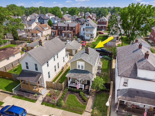 533 Stewart Ave, Columbus, OH 43206 - aerial perspective of suburban area