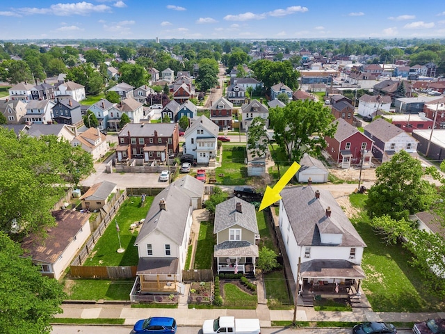 533 Stewart Ave, Columbus, OH 43206 - aerial perspective of suburban area