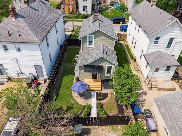 533 Stewart Ave, Columbus, OH 43206 - aerial perspective of suburban area