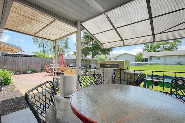 1067 Bronwyn Ave, Columbus, OH 43204 - view of patio / terrace with outdoor dining space