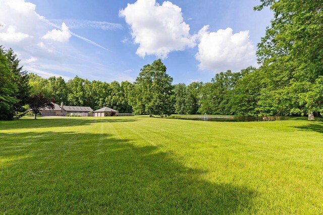 7276 Lee Rd, Westerville, OH 43081 - view of grassy yard with a water view