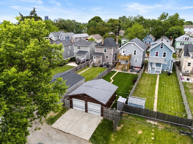 731 Siebert St, Columbus, OH 43206 - aerial perspective of suburban area