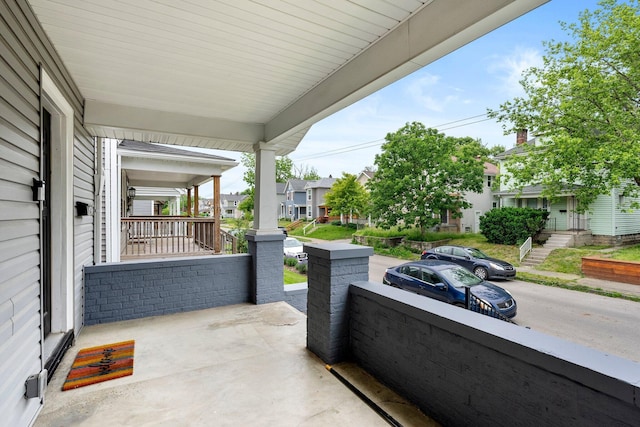 731 Siebert St, Columbus, OH 43206 - porch with a residential view