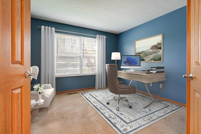 2378 Myrtle Valley Dr, Columbus, OH 43228 - office featuring carpet floors and baseboards