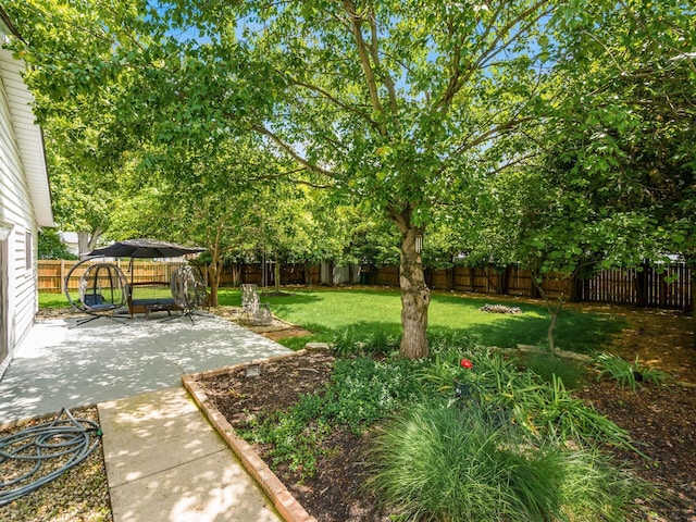193 W Pearl St, West Jefferson, OH 43162 - view of yard featuring a patio area and a gazebo