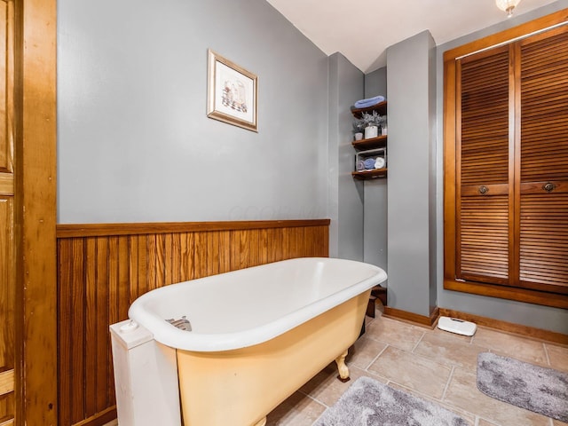 193 W Pearl St, West Jefferson, OH 43162 - full bath with a freestanding tub