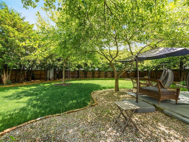 193 W Pearl St, West Jefferson, OH 43162 - view of yard with a patio