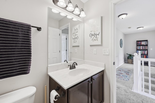 5952 Hampton Cors S, Hilliard, OH 43026 - bathroom with vanity and toilet