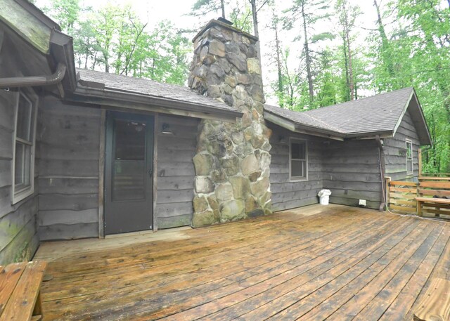 311 Chinook Ln, Sugar Grove, OH 43155 - view of wooden terrace