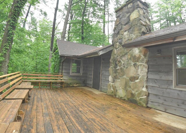 311 Chinook Ln, Sugar Grove, OH 43155 - view of wooden terrace