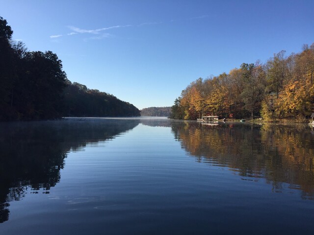311 Chinook Ln, Sugar Grove, OH 43155 - water view featuring a heavily wooded area