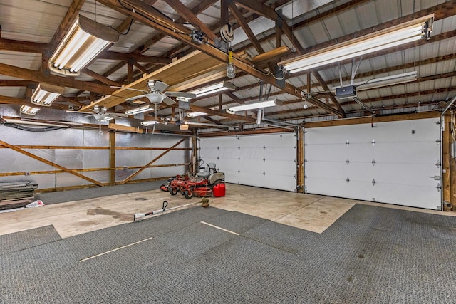 5786 Thompson Rd, Columbus, OH 43230 - garage featuring a garage door opener