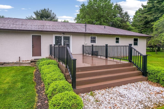 5786 Thompson Rd, Columbus, OH 43230 - deck featuring a yard
