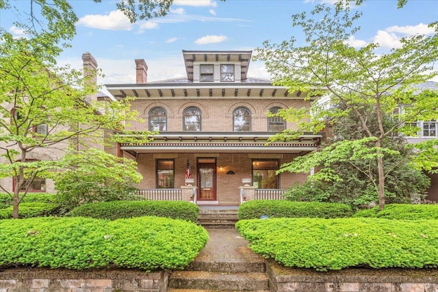355 W 7th Ave, Columbus, OH 43201 - italianate house with covered porch and brick siding