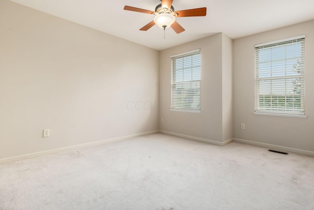 7019 Blakemore Ln, Dublin, OH 43016 - carpeted spare room with a ceiling fan and baseboards