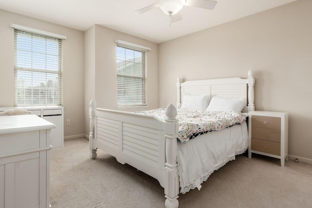 7019 Blakemore Ln, Dublin, OH 43016 - bedroom with light colored carpet, multiple windows, and baseboards