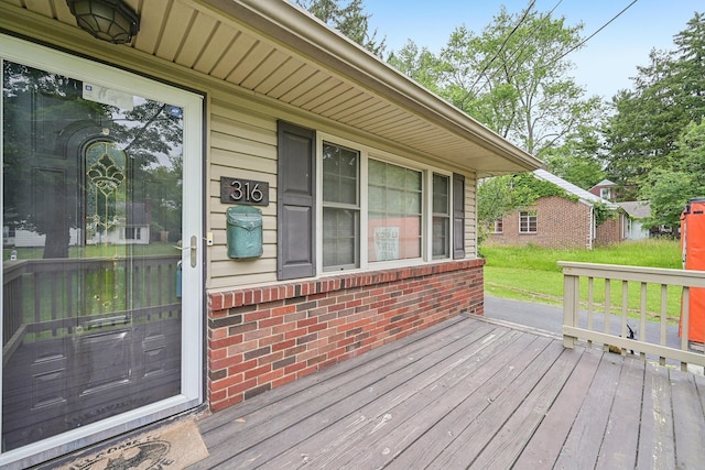 316 Westview Ave, Columbus, OH 43214 - view of wooden deck